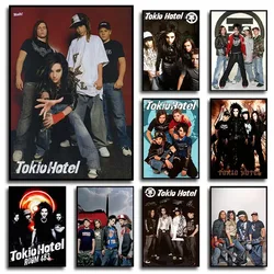 Metal Rock Band Tokio Hotel Portrait Music Album Singer Art Picture Canvas Painting Family Room Dormitory Decoration Gift