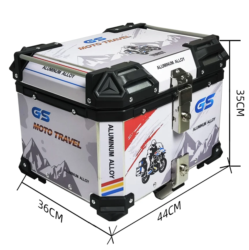 

Мотоциклетный кофр 45 л, универсальный, из алюминиевого сплава, для мотоцикла