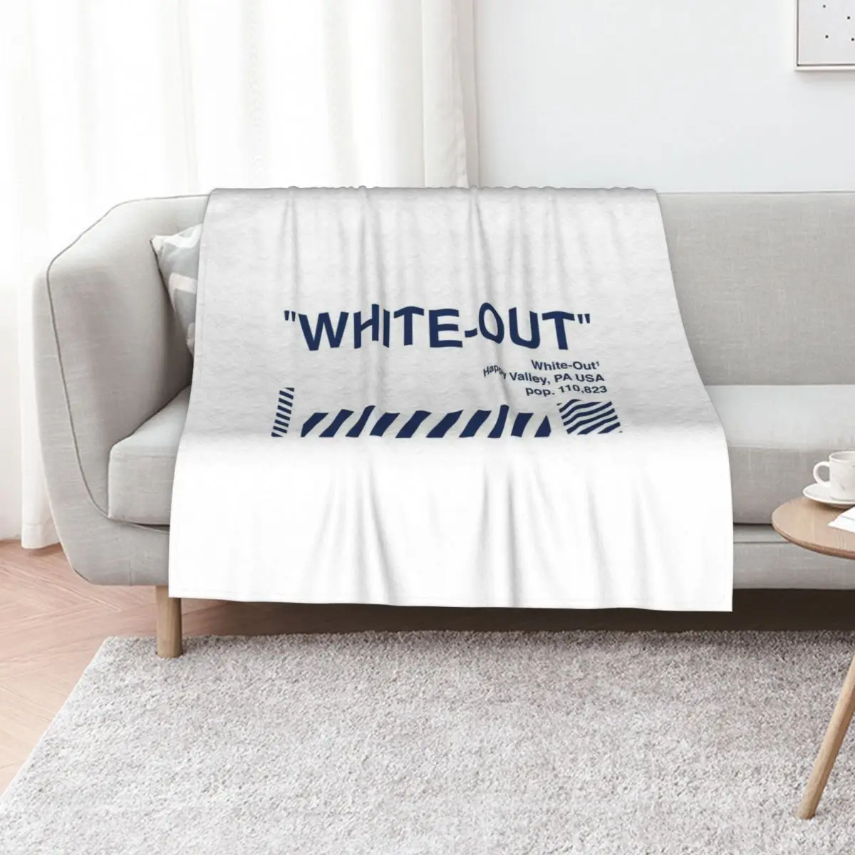 White-Out Throw Blanket Picnic Luxury Thicken Plaid heavy to sleep christmas gifts Bed linens Blankets