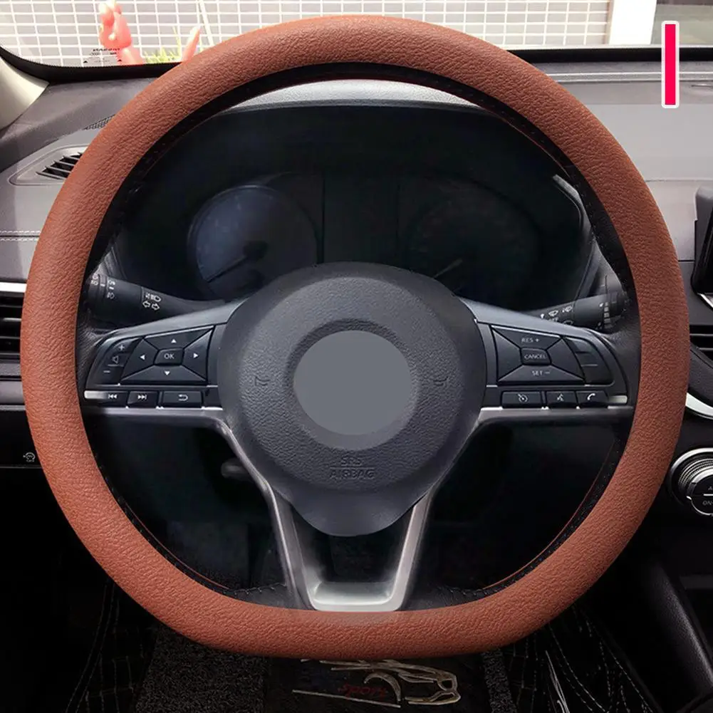 19-farbige Auto-Lenkradabdeckung aus Silikon für Sommermode, schweißabsorbierend, rutschfeste Griffabdeckung, allgemeine DIY-Teile – Detail 36