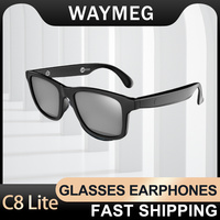 Lecoo C8 Lite Smart Glasses Headphone Wireless Bluetooth Earphone Light Weight Sunglasses Headset Outdoor Sports Riding Earbuds