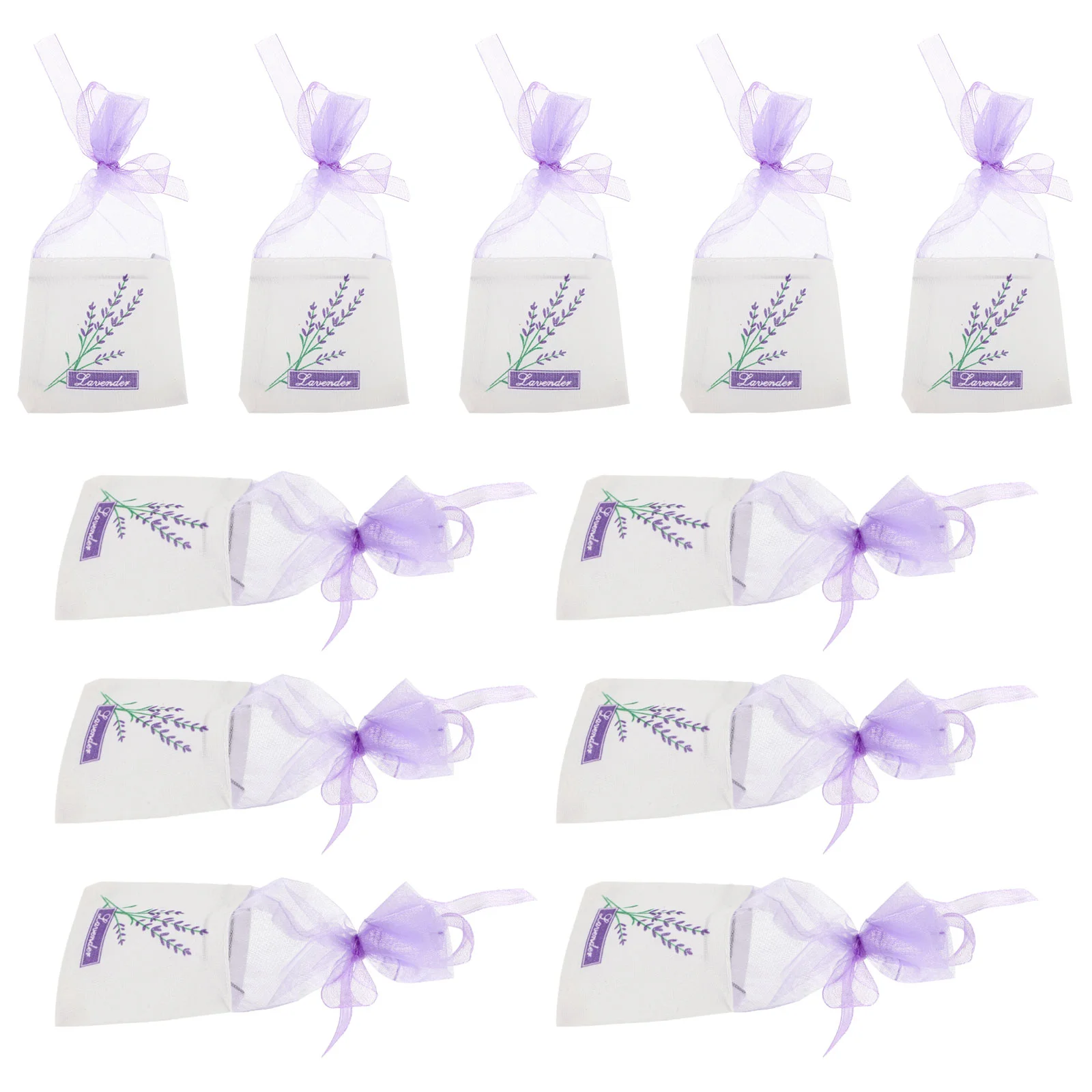 

60 Pcs Lavender Sachet Bags Empty Small Spice Portable Gifts Packaging Boxes For Wardrobe Drawer Jewelry ganizer