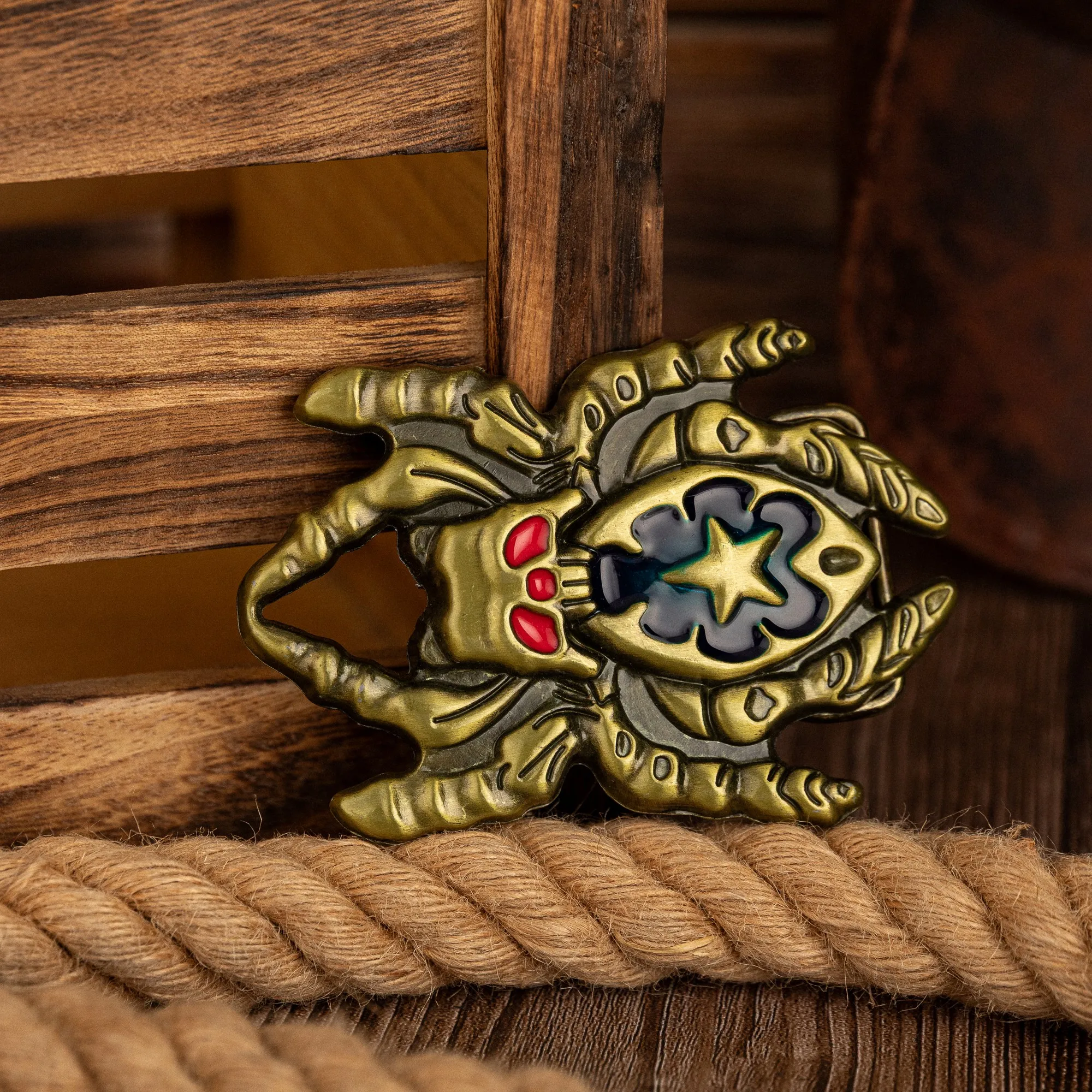 Sickle Skull Mage Skull Series Buckle, A Trendy And Versatile Men's Novel Belt Buckle