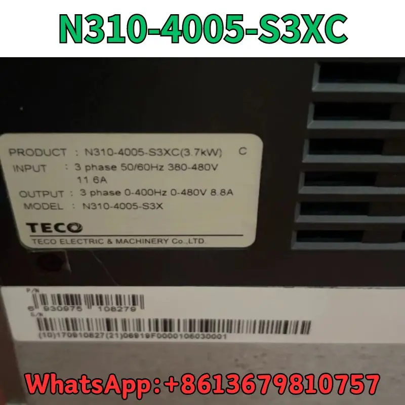 Used Frequency converter N310-4005-S3XC test OK Fast Shipping