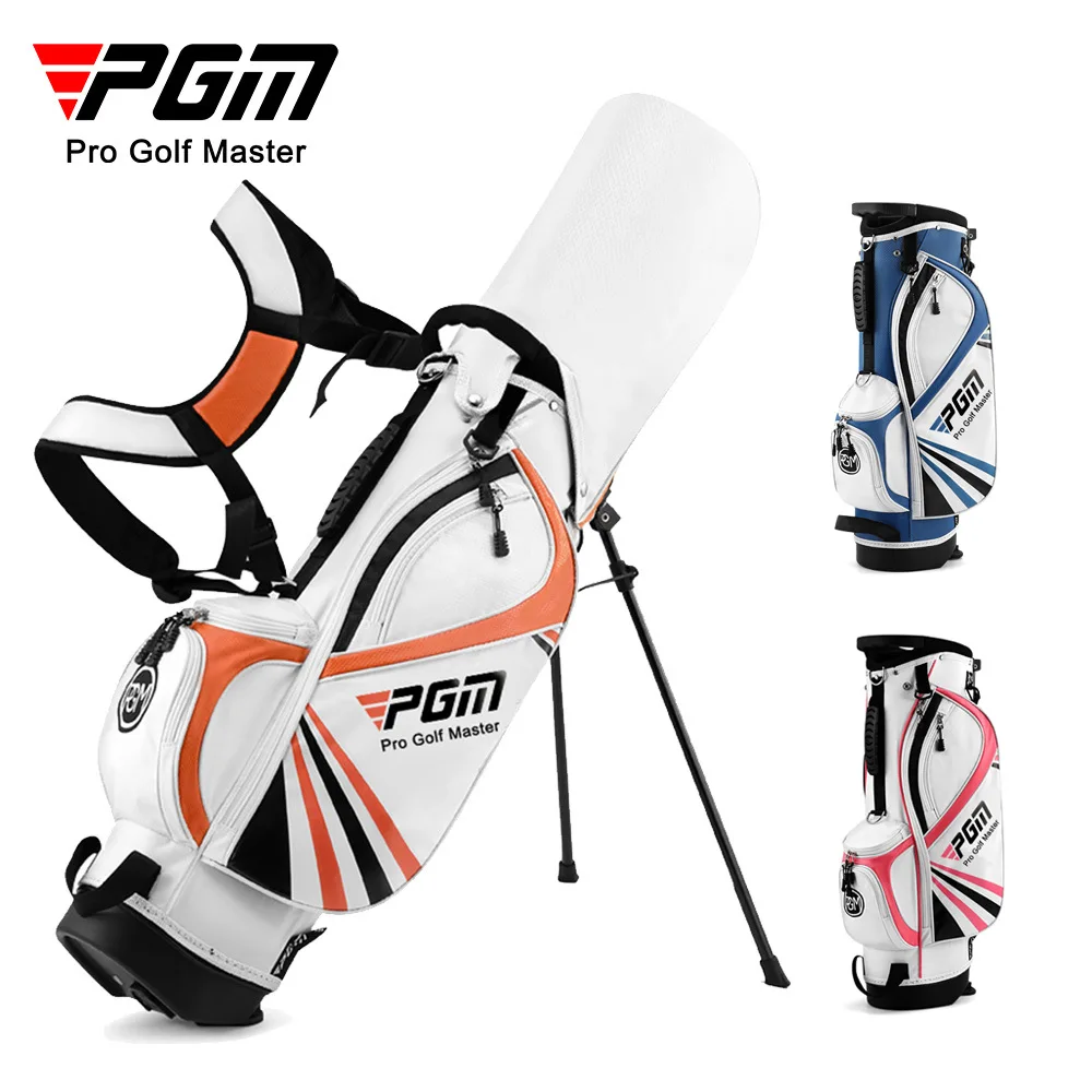 PGM Golf Bag Youth Stand Bag Portable Backpack Thickened Durable Sponge Stable Can Hold 13 Clubs Stand Bag QB028
