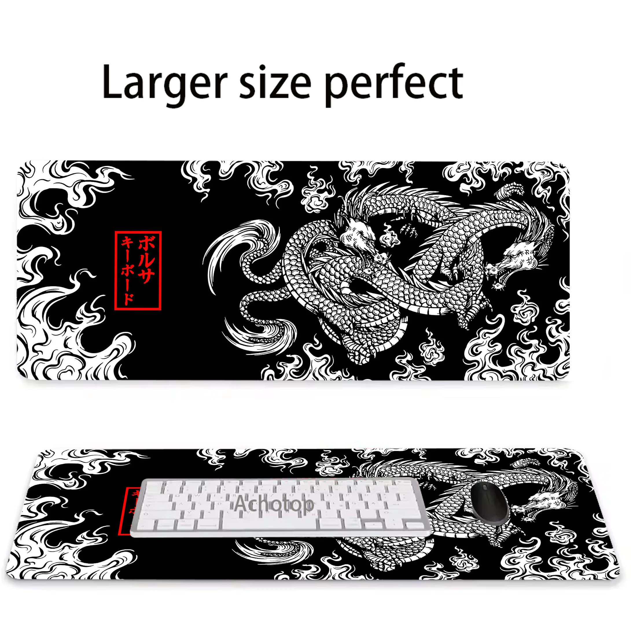 

Dragon Large Anti-slip Mousepad 900x400mm XXL Office Mouse Pad Gaming Carpet Locking Edge Mouse Mat Notebook Game Keyboard Pads