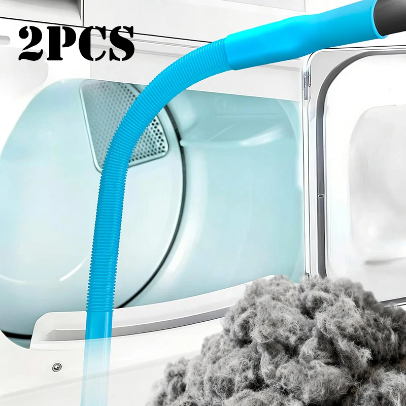 Flexible Dryer Vent Cleaner Hose Vacuum Attachment Lint Remover for Deep Cleaning Dryer Trap Ducts Fits Most Vacuum Cleaners