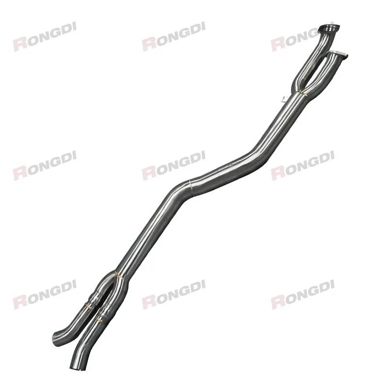 

Customized 89-70mm Stainless Steel Exhaust Y Pipe G80 M3 G82 M4 Non Resonated Single Midpipes for BMW S58 3.0T 2021-2024