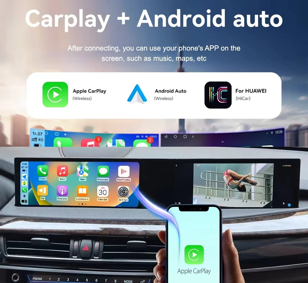 21 Inch Car Radio for 6 Series F10 F112010-2017 Navi Touch Screen Car Multimedia Player Auto Wireless Carplay Head Unit