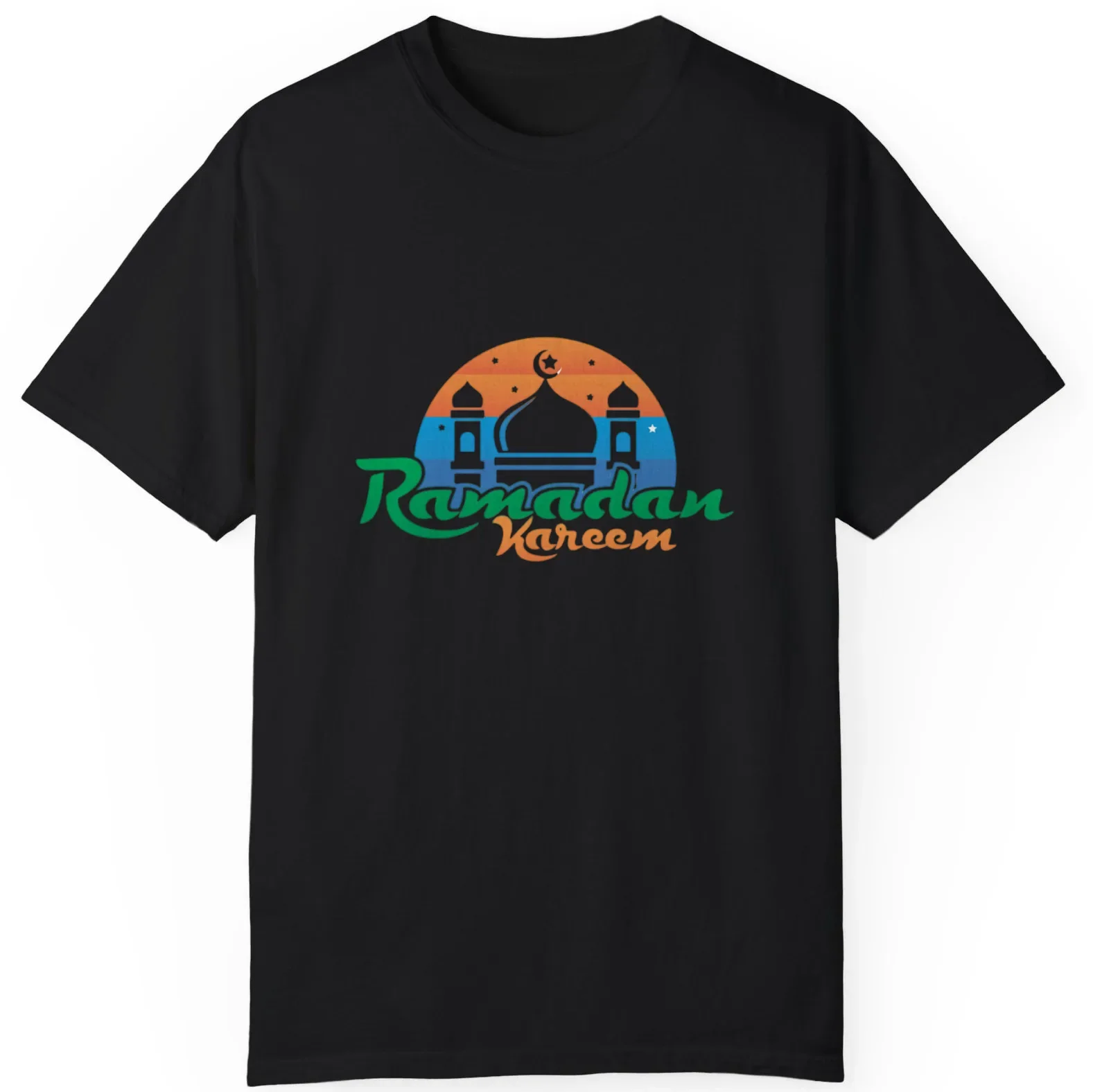 Colorful Ramadan With Mosque Muharram Festival Great Gift Unisex T-Shirt S-5XL