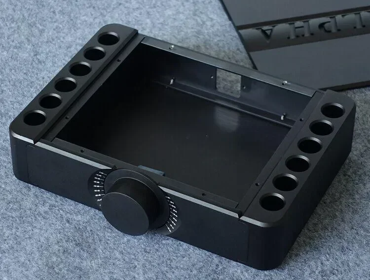 

Корпус лампового усилителя «сделай сам», 280*64*200 мм, полностью алюминиевый корпус усилителя с ЧПУ, имитирующий Италия, корпус усилителя Aavik