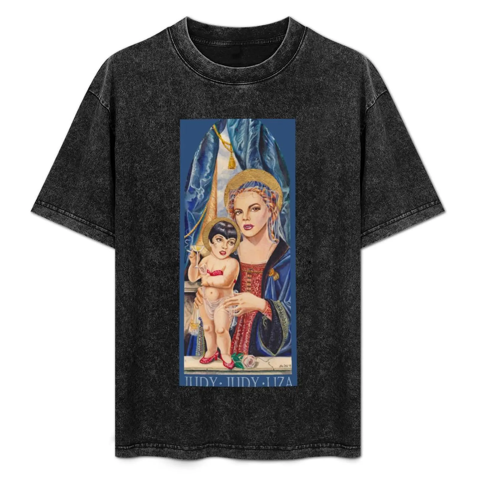 Judy Judy Liza T-Shirt Fashion Simple Casual Tee Shirt