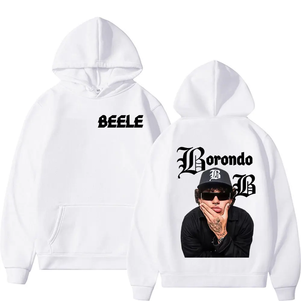 Rapper Beele Borondo Album Logo Graphic Sweatshirts Men Women Harajuku Vintage Hip Hop Punk Hoodie High Quality Oversized Hooded