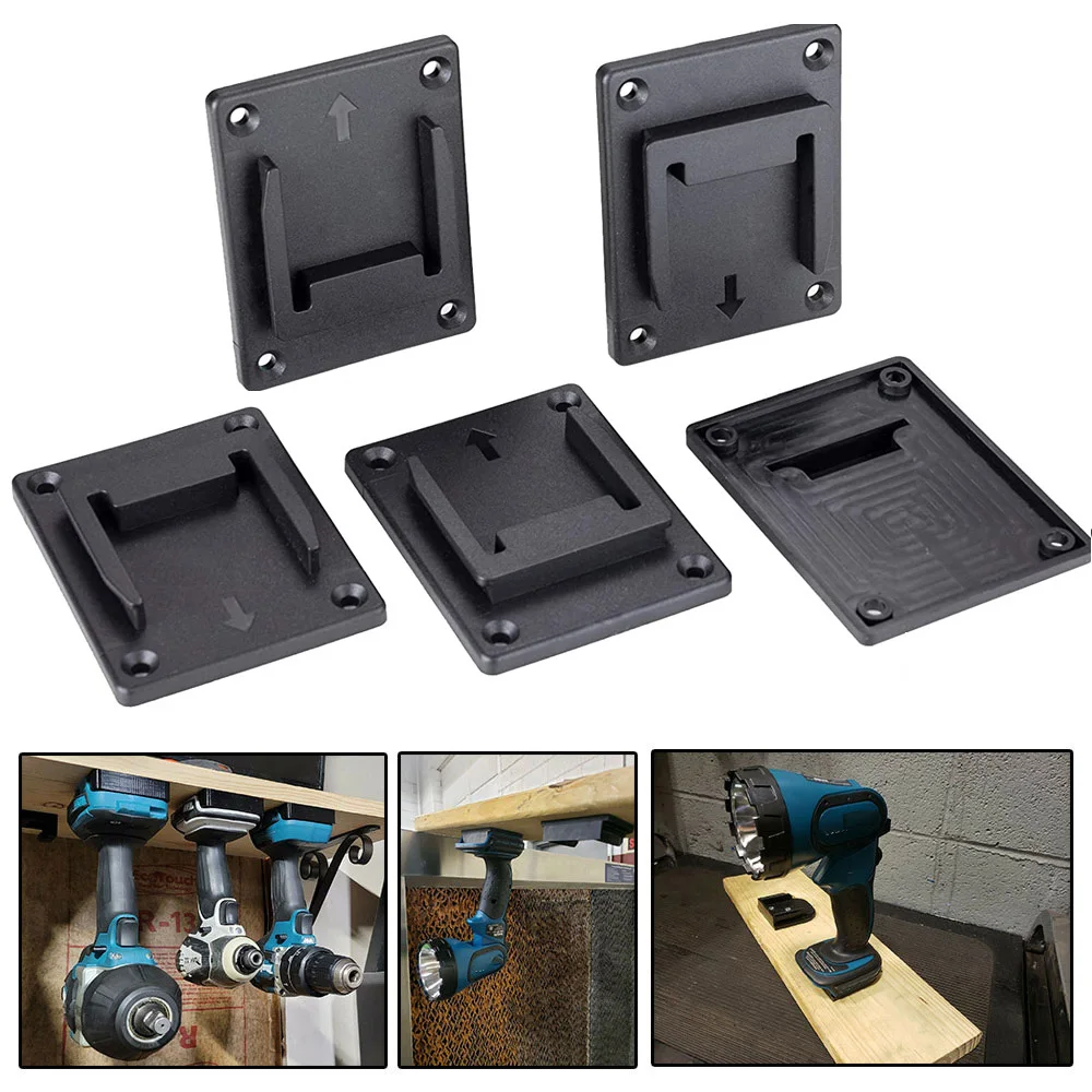 Montagem na Parede Ferramenta Elétrica Titular Rack de Armazenamento para Makita para Bosch Máquina Suporte Base Fixação Dispositivo Ferramenta Suporte Slots 10 Peças