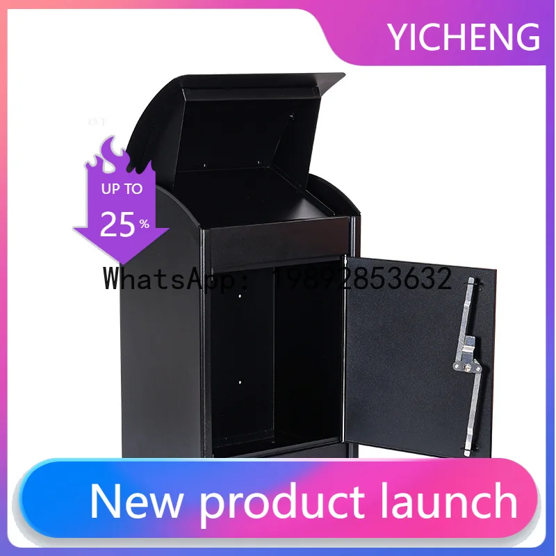 

Zz outdoor express cabinet for home wall-mounted letter box outdoor private single-layer anti-theft mailbox cabinet with lock