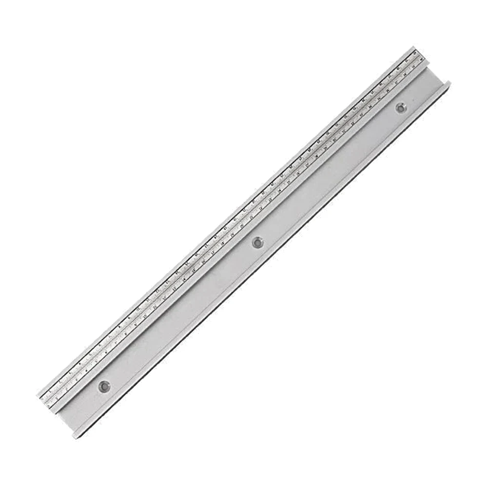 COFA-Chute T Track With Scale Alloy T-Tracks Slot Miter Track 400 Mm Woodworking Saw Table Workbench DIY Tools