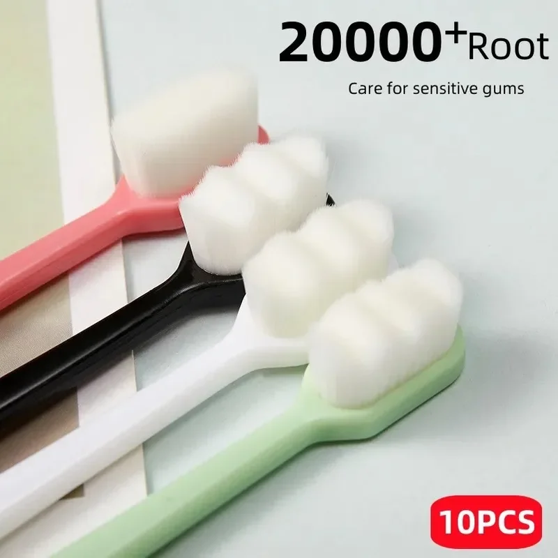 Million Toothbrush Ultra-fine Soft Toothbrush Antibacterial Protect Gum health Travel Portable Tooth Brush Oral Hygiene Tools