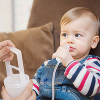 New Baby Nasal Aspirator Nose Sucker Nasal Aspirator Quiet Manual Nose Suctioners for Babies Baby Nasal Sucker Aspirator Snot