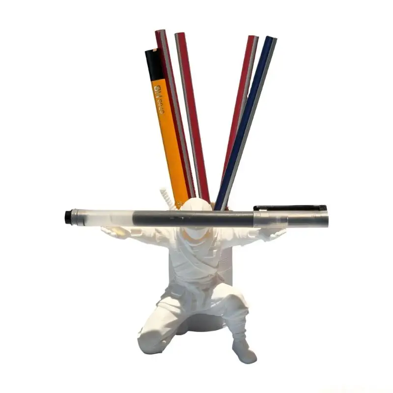 3D Printed Plastic Soldier Pen Organiser Container For Offices Desk Decoration