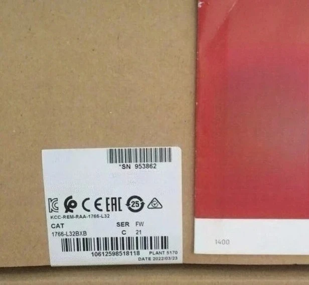 Brand New Original 1766-L32BXB PLC 24VDC 1400 Controller Warranty For One Year Fast Delivey