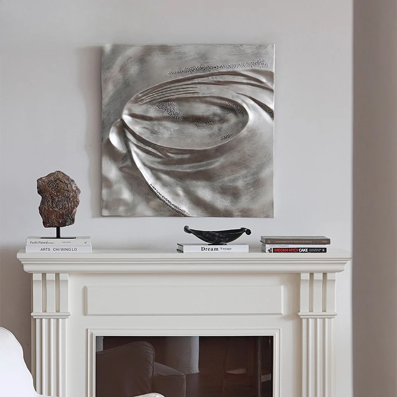 Furniture Living Room Decoration Mixed Media Artwork Handmade Metal Steel Wall Decoration 3D Abstract Metal Wall Art