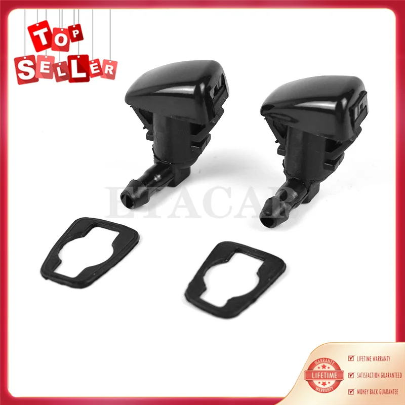 2pcs Front Windshield Washer Nozzles 95226510 Fits For Chevrolet Cruze Replaces Spray Jet Kit 2014 2015