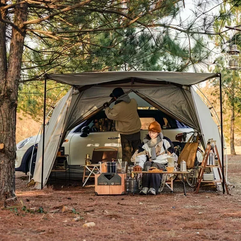 Naturehike-屋外旅行用車用テント,ポリエステル,オックスフォード,ダブルユース,ボディサクションカップ,キャンプ,ハイキング,2人用,150d