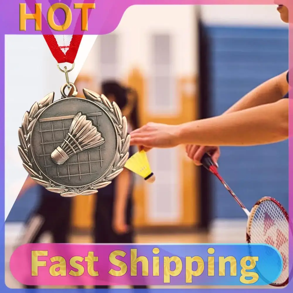 

Медали для бадминтона 5 см: золотые/серебряные/бронзовые металлические медали для победителей, награды для спортивных соревнований и игр