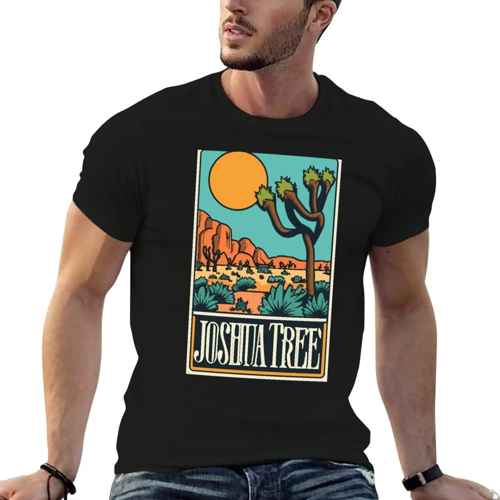 A Vintage Travel Art of the Joshua Tree National Park - California - US T-Shirt