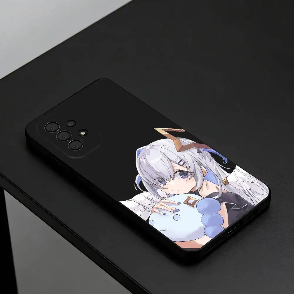 Cute Amane Kanata  Phone Case For Samsung S26,S25,S24,S23,S22,Plus,Cover Soft Black Shell