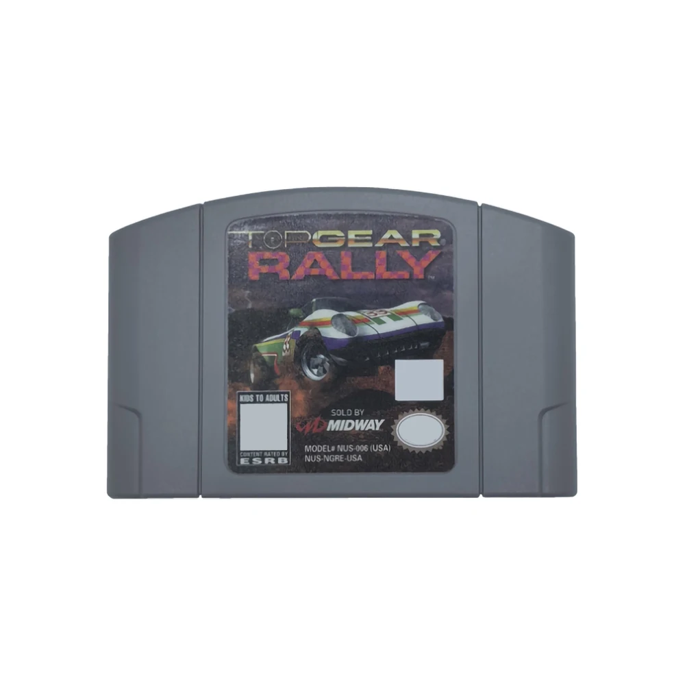 

Игровая консоль с картриджем N64 версии США-лучшая передача ралли