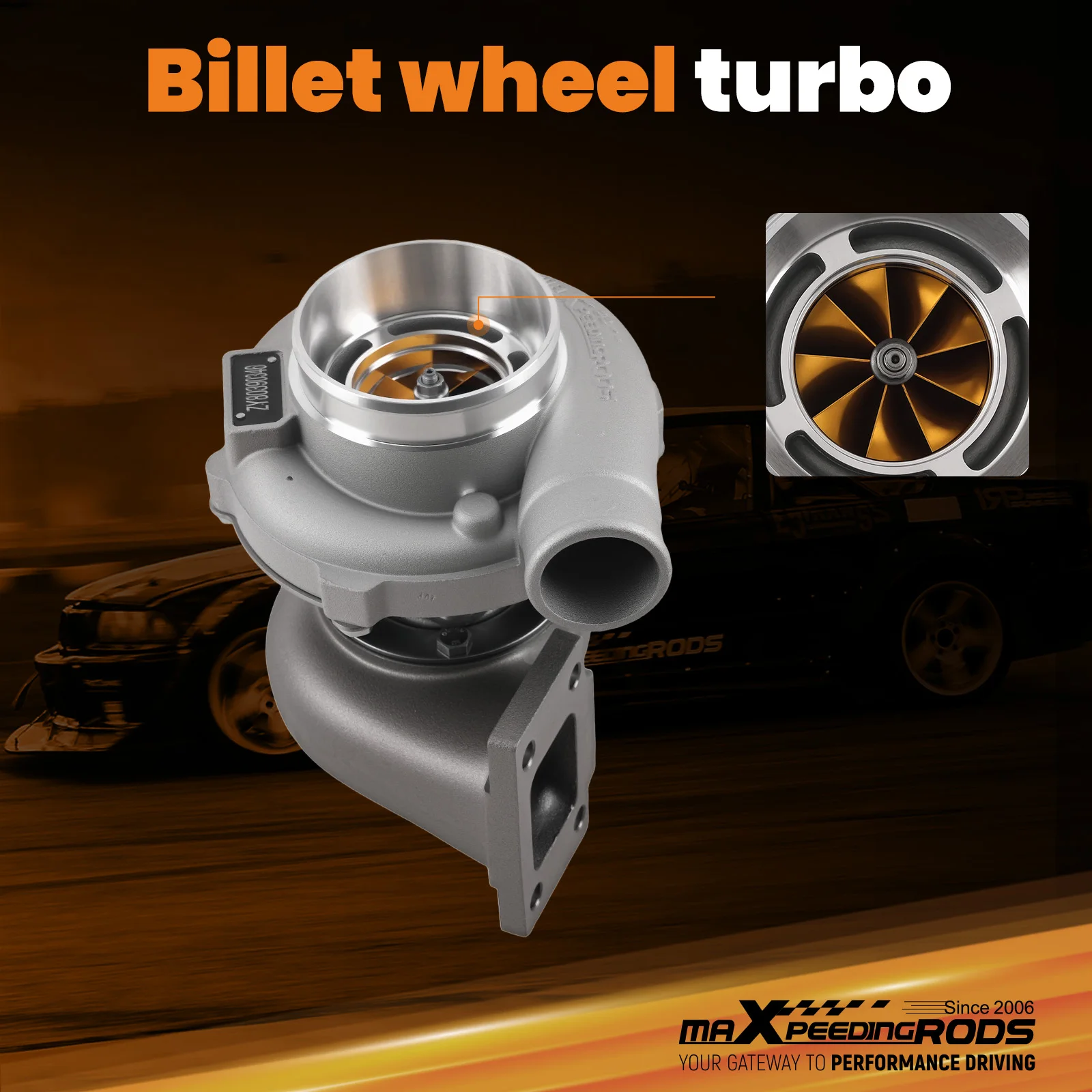 Upgrade Billet Turbo GT30 GT3037 GT3076 T3 Flange Water Cooled  Turbocharger