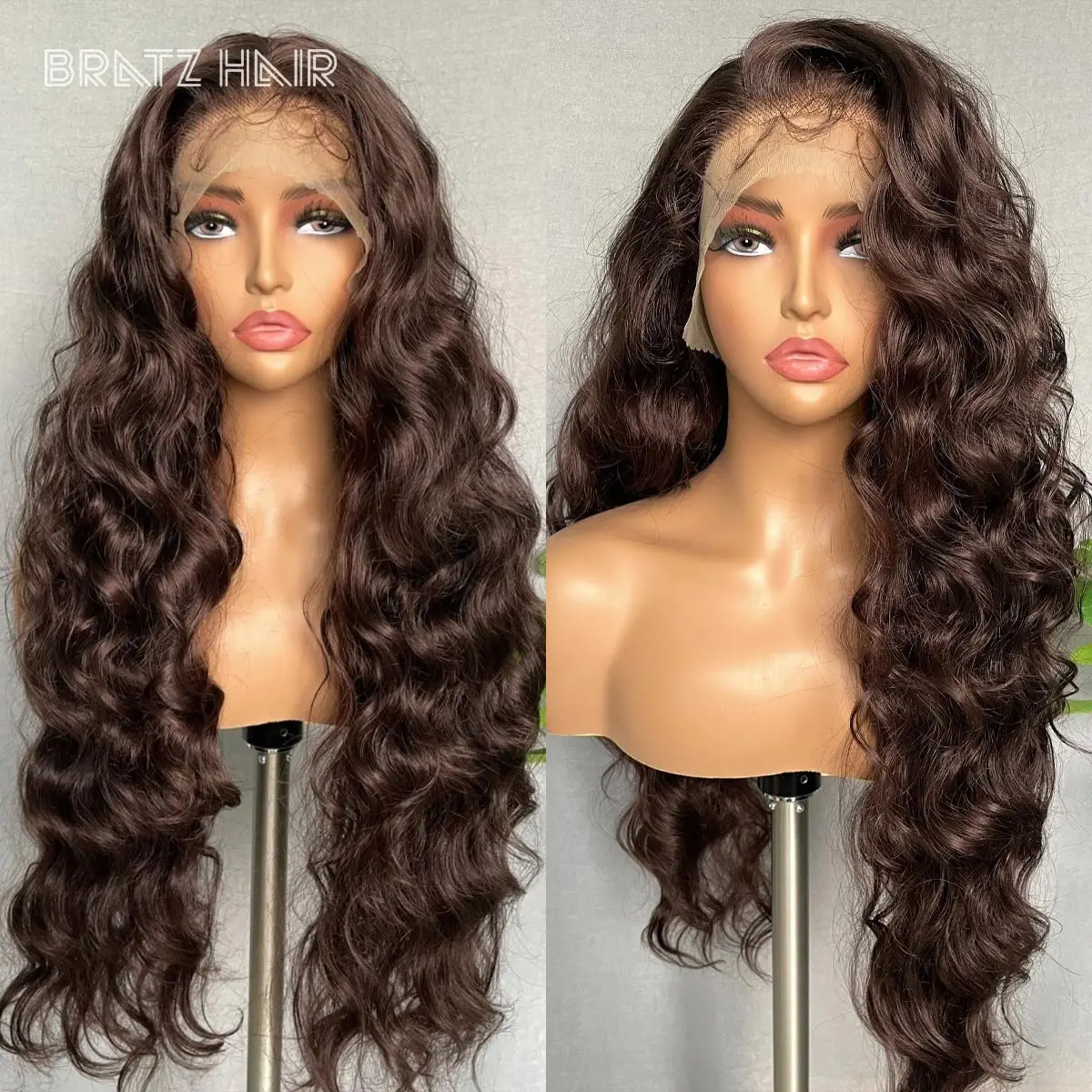 

13x4 Brown Lace Frontal Human Hair Wigs for Women Brazilian Pre Plucked 32 30 Inch 360 Lace Wig 180 Density 13x6 Lace Front Wigs