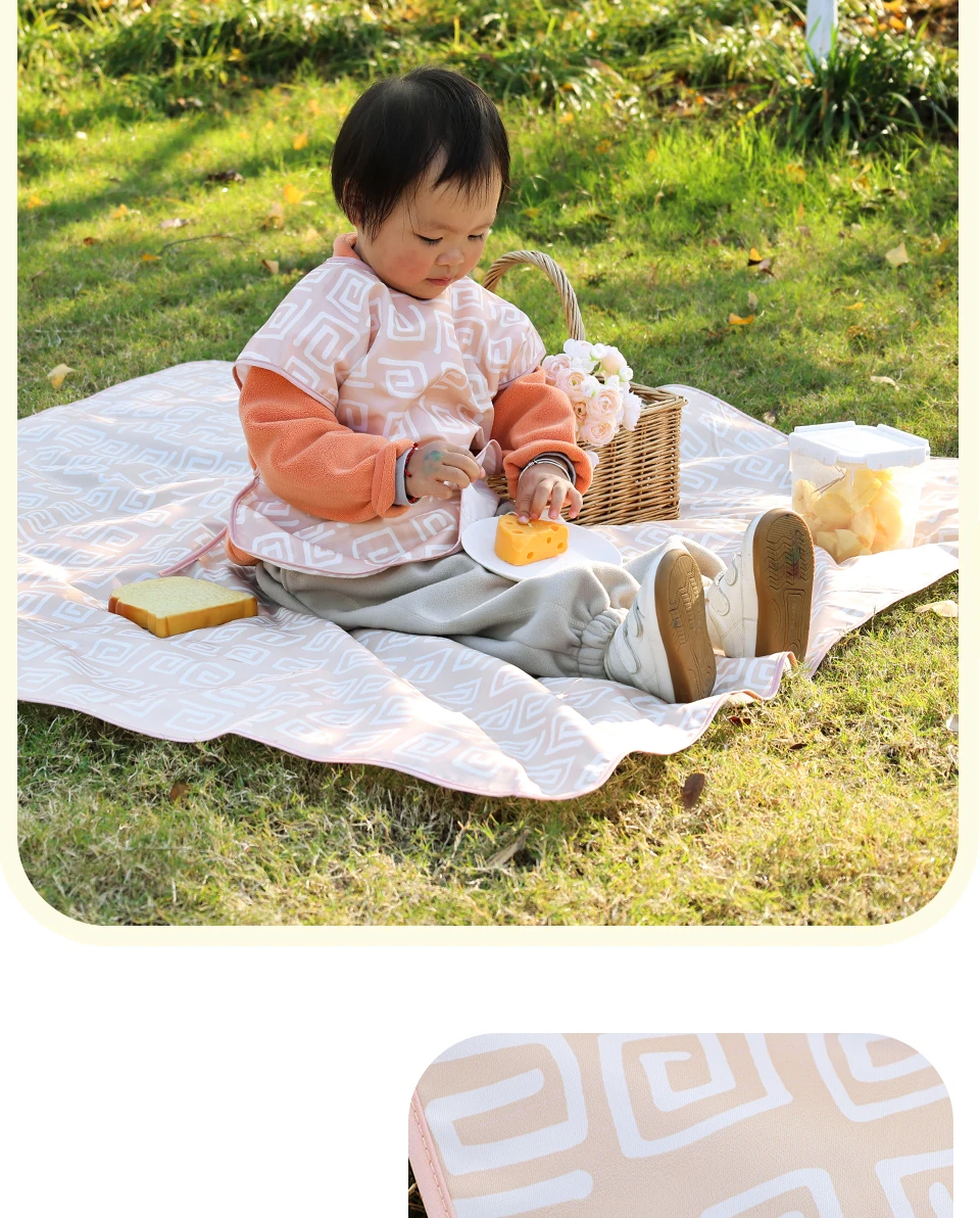 Elinfant 1 Stück Baby-Hochstuhl-Spritzer-Matte, tragbare Baby-Esszimmerstuhl-Matte, wasserdichte Spill-Matte, rutschfester Bodenschutz, Spritzmatte – Detail 6