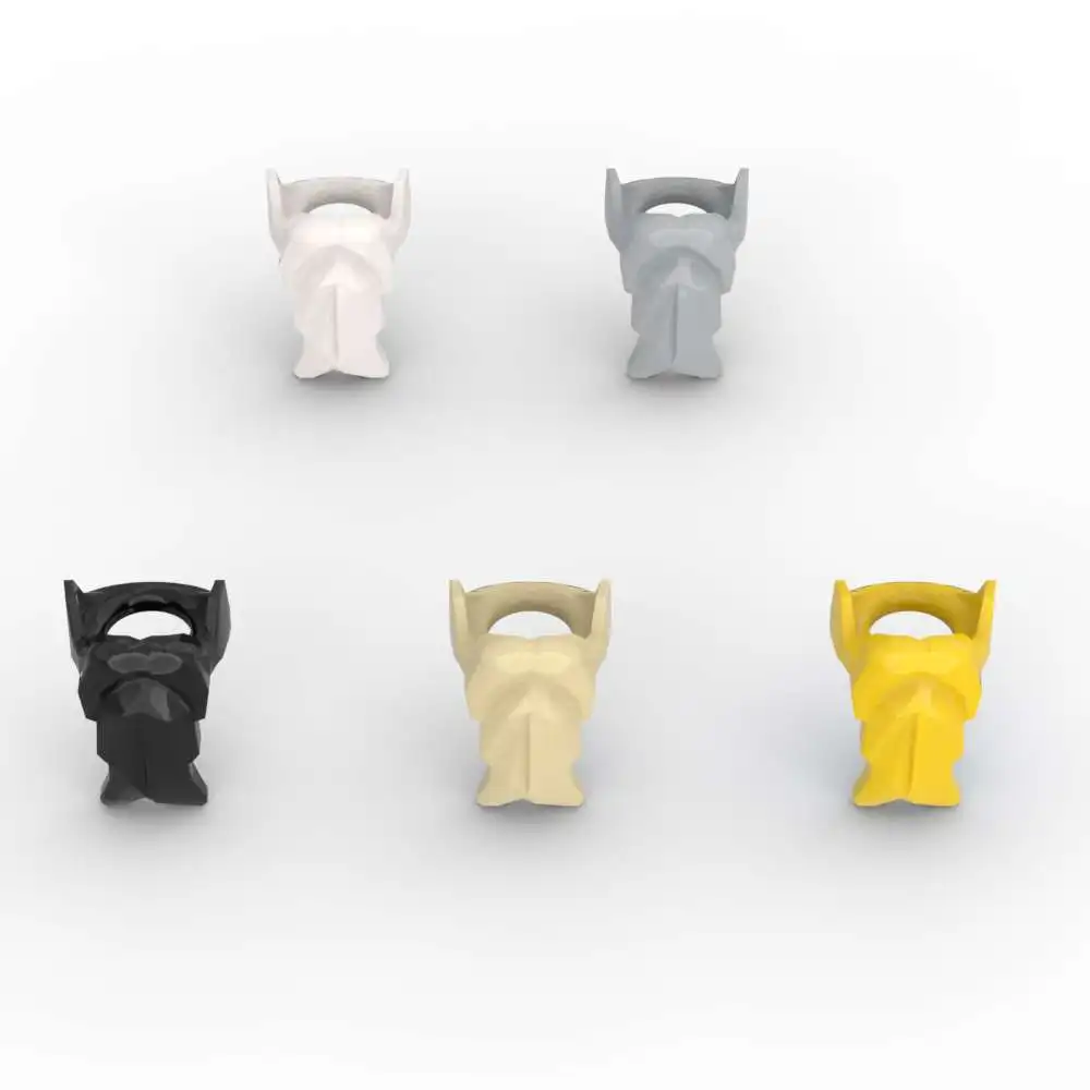 MOC 10 STKS Klassieke 6132 Kerstman Baard Baksteen Stapelen Lichaamskleding Bouwstenen Fascinerende Speelgoed Volwassenen Jongens Vakantie Cadeau