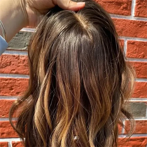 Full Density #27 Honey Blonde Brown Wig Human Hair 13x6 Human Hair Lace Frontal Wig 13x4 Lace Front Human Hair Wig Curly Wigs view 6