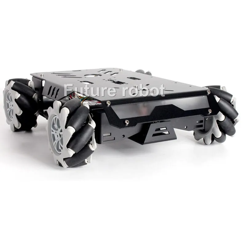 10-25kg Belasting V3 Mecanum Wiel Robotauto Aluminium Frame met Metalen Motor RC Auto voor Arduino Robot DIY Kit Ps2 Programmeerbare Kit