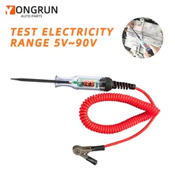 Car Truck Voltage Circuit Tester Auto 6V 24V Tools Car Diagnostic Probe Test Pen Light Bulb Electric Measuring Pen Tools