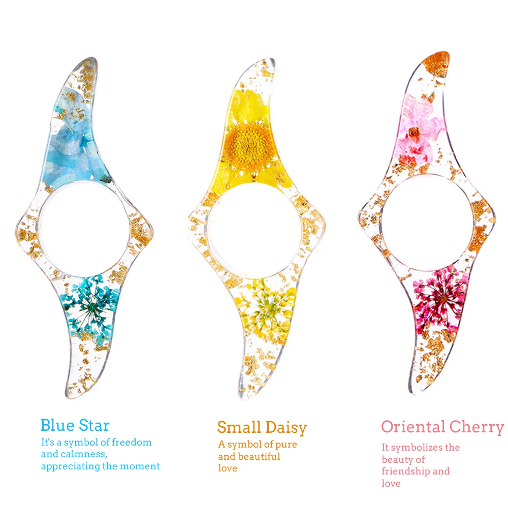 رائعة الزهور المجففة الإبهام كتاب دعم كتاب صفحة حامل القراءة المعونة مريحة المرجعية كتاب الملحقات لمكتب المدرسة #5