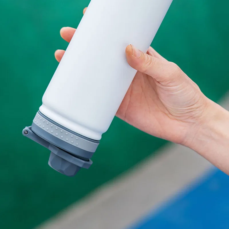 Tyeso زجاجة تُرمُس مكنسة من الفولاذ المقاوم للصدأ قارورة كوب للسفر التخييم معزول زجاجة ماء الرياضة كوب حراري الساخن الباردة القدح الرجال