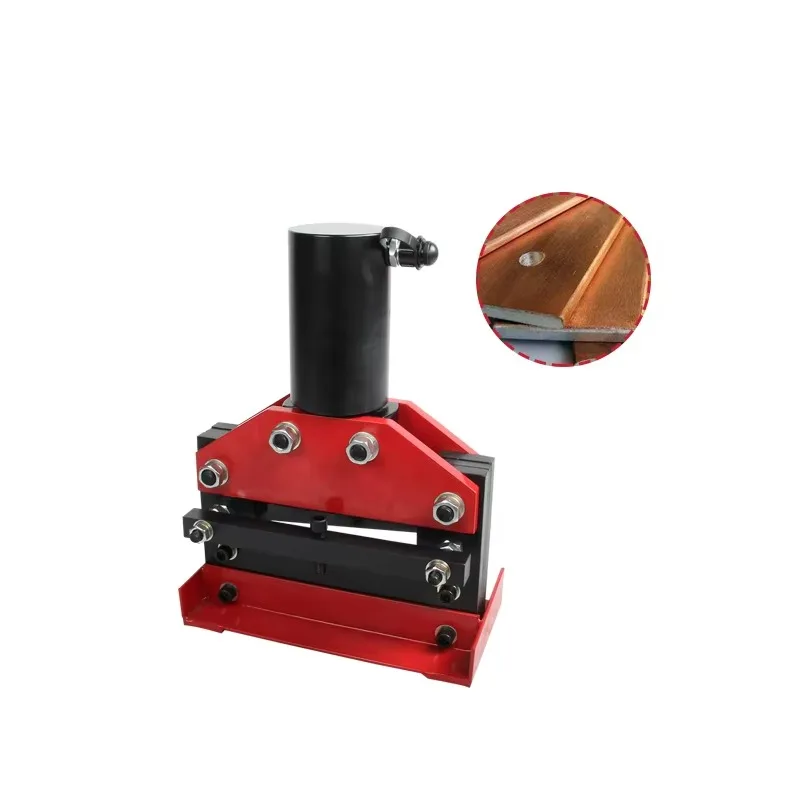 

CWC-150 manual or electro-hydraulic copper bar cutting machine for 150x10mm flat plates