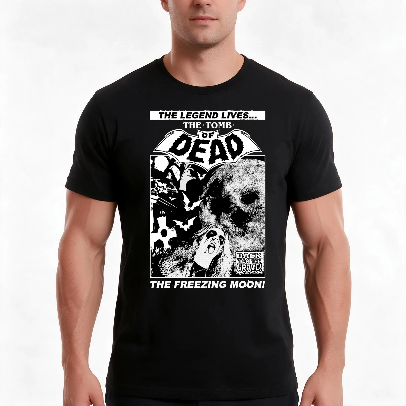 Pelle Ohlin Dead Mayhem The Tomb of Dead T-Shirt, Summer Casual Cotton Tee, Oversized Streetwear Tops, Vintage Graphic Print