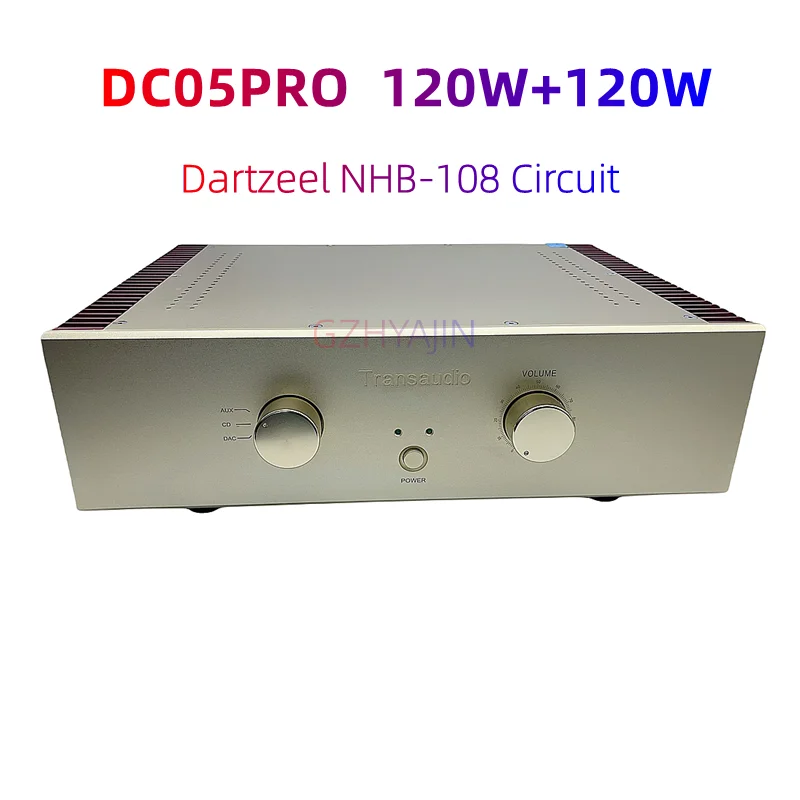 

Latest 120W*2 Power Amplifier Combined Machine D5/D5 PRO HIFI Power Amplifier Based On Dartzeel NHB-108Audio Circuit