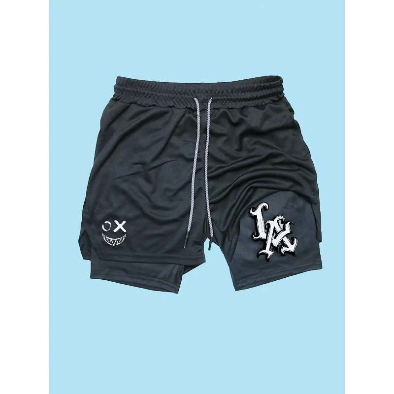 

Men's Quick-Dry Athletic Shorts Moisture Breathable Mesh Running Training Shorts Elastic Drawstring Waistband