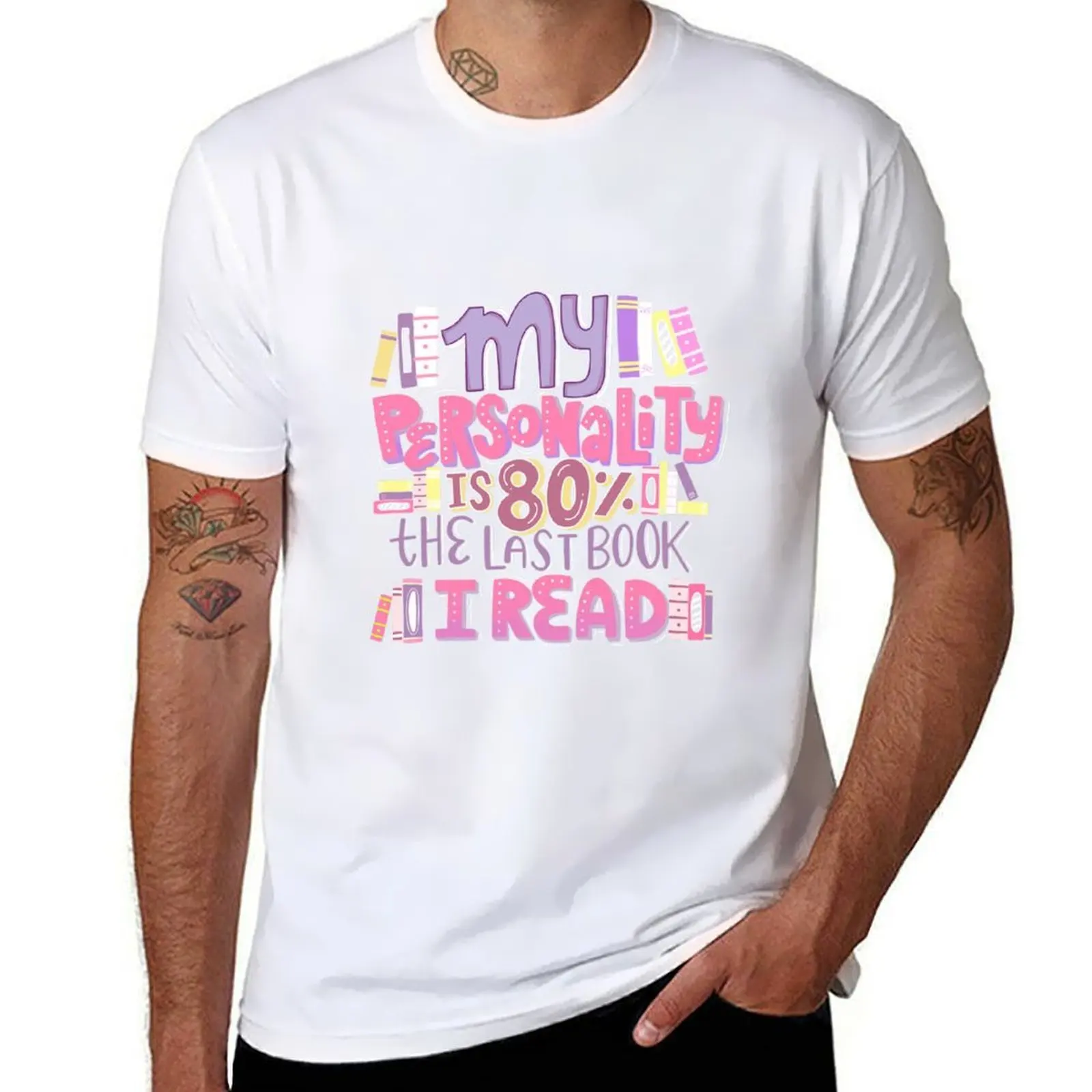 

Bookish Personality RETRO Typography T-Shirt g man t shirts for men man t shirts for men casual T-Shirt