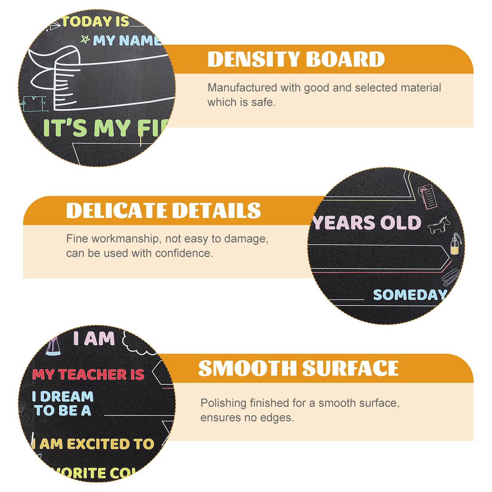 Graduation Photo Props Blackboard Sign Chalkboard School Writing Board Childrens First Day Booth Display Message