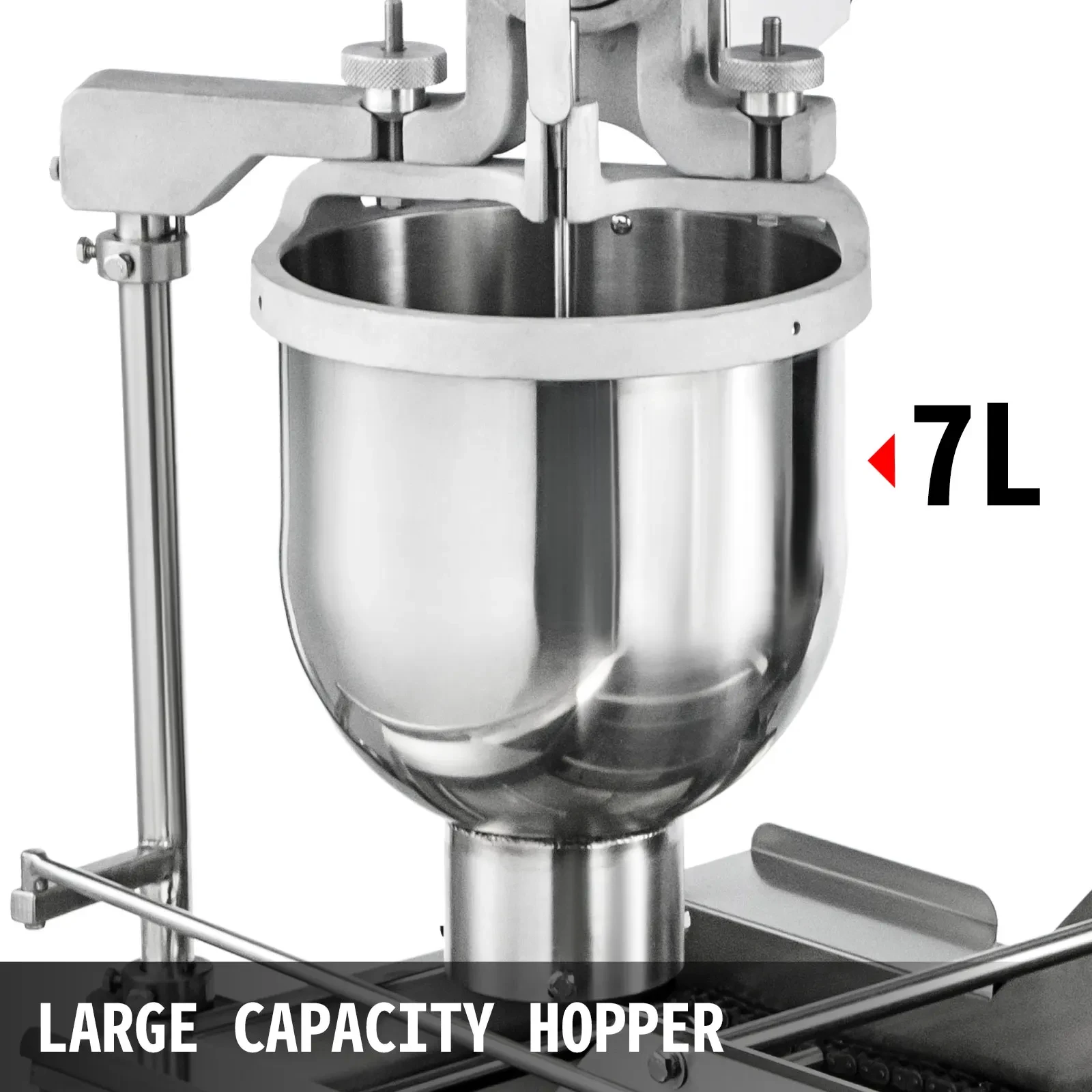 ONEHAPPY Commercial Fully Intelligent Fried Donut Equipment Mini Production Line Equipment 7L Mixing Bucket 304 Stainless Steel