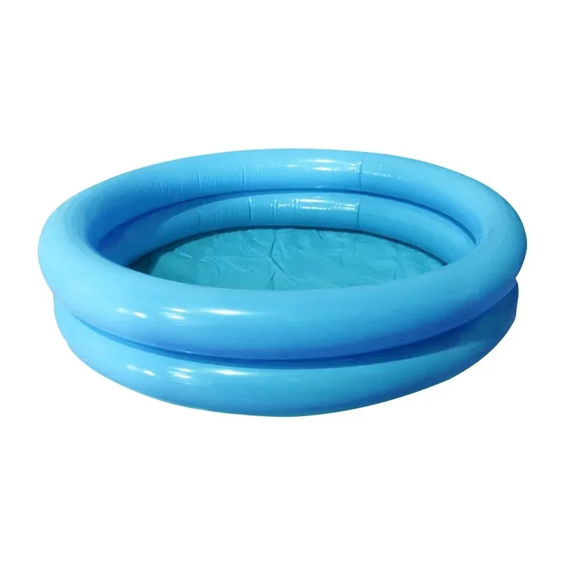 Double Layer Inflatable Swimming Pool Baby Infant Round Swim Pool Safety Pools Toy Outdoor Garden Beach Portable Kids Water Toys