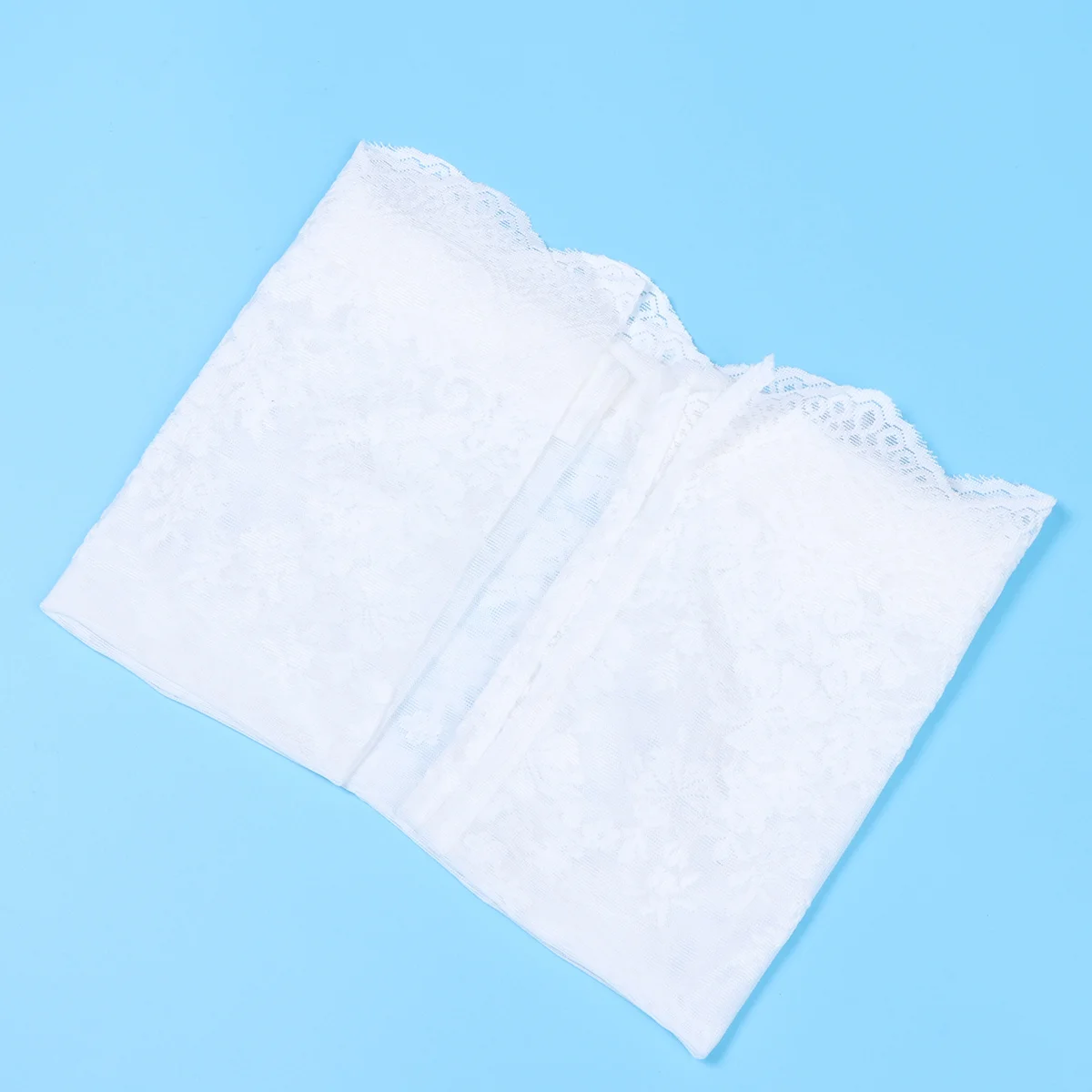 1 قطعة نافذة صغيرة نصف الستار الدانتيل تول 137x61 سنتيمتر الأبيض ستارة قصيرة لخزانة المطبخ غرفة المعيشة الخصوصية ضوء تصفية