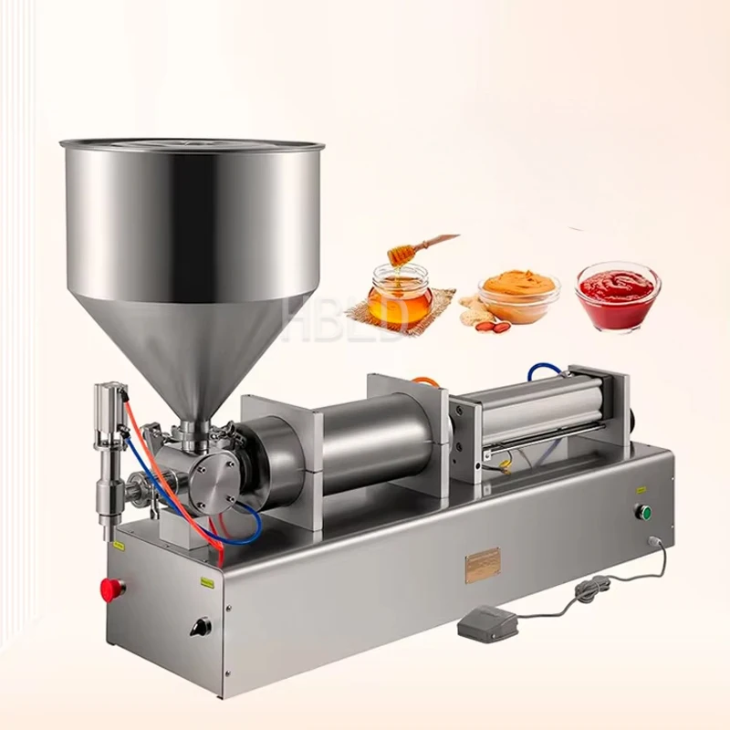Máquina de Enchimento de Loções Cosméticas para Uso Comercial e Doméstico, Máquina de Embalagem de Água, Bebidas, Mel, Creme e Pasta